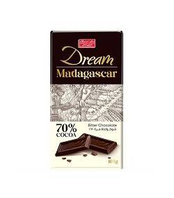 شیرین عسل دریم ماداگاسکار 70% تلخ 100گرم